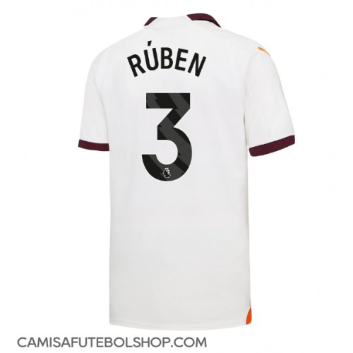 Camisa de time de futebol Manchester City Ruben Dias #3 Replicas 2º Equipamento 2023-24 Manga Curta